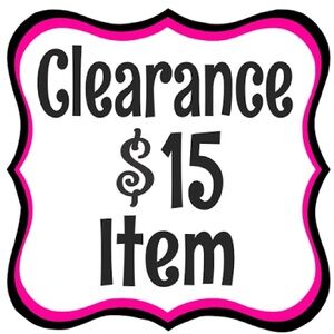 CLEARANCE  $15